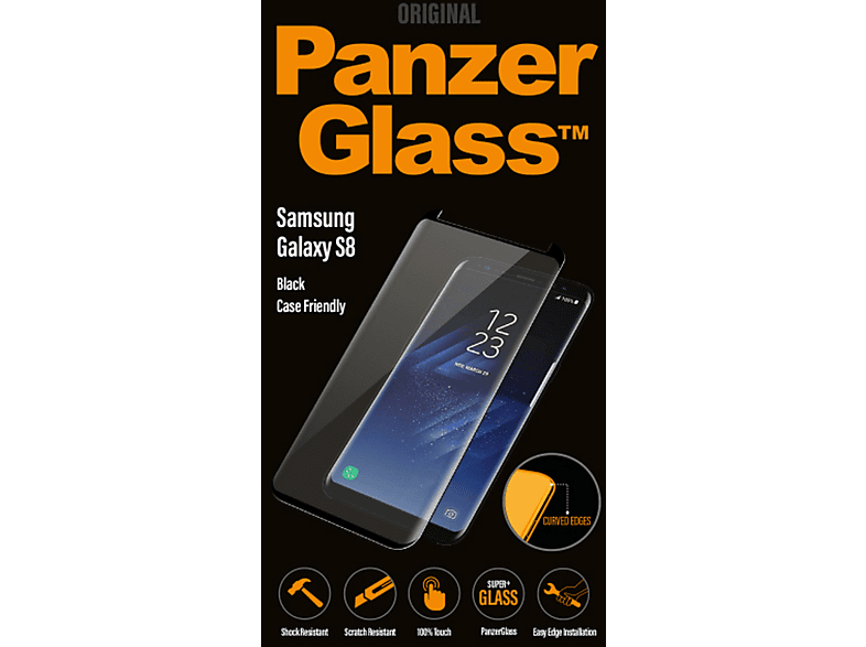 7122 Samsung CASE Galaxy S8 FRIENDLY PANZERGLASS Schutzglas(für S8) GALAXY