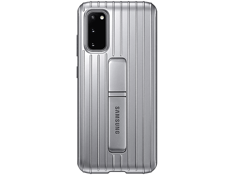 SAMSUNG EF-RG980 PROTECT STAND S20 Galaxy Samsung, GALAXY Backcover, SILVER, Silber S20, COVER