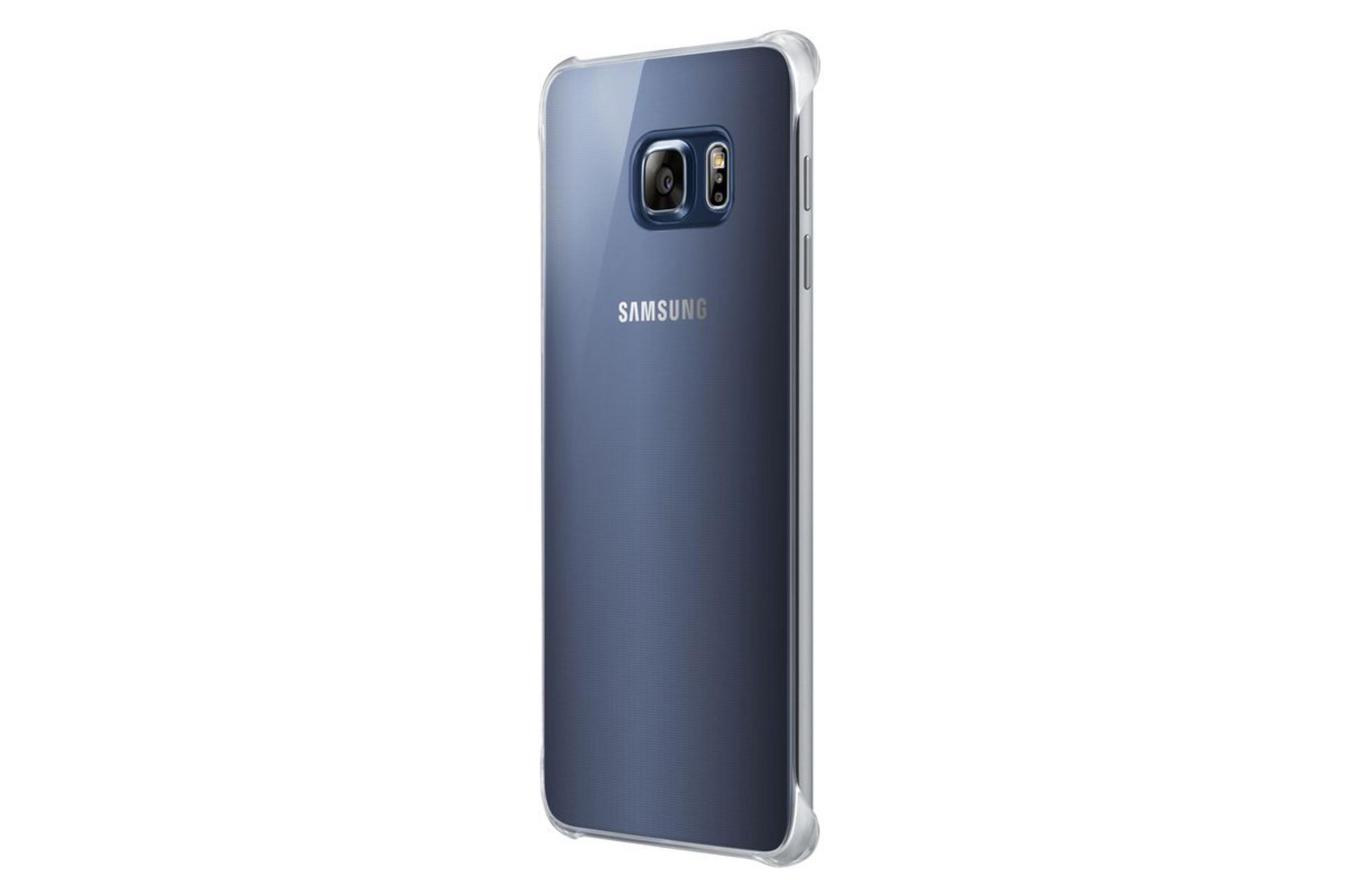 SAMSUNG EF-QG928MBEGWW GLOSSY C. S6 Samsung, BLAU-SW, Plus, GAL. Edge Galaxy Schwarz S6 EDGE+ Backcover