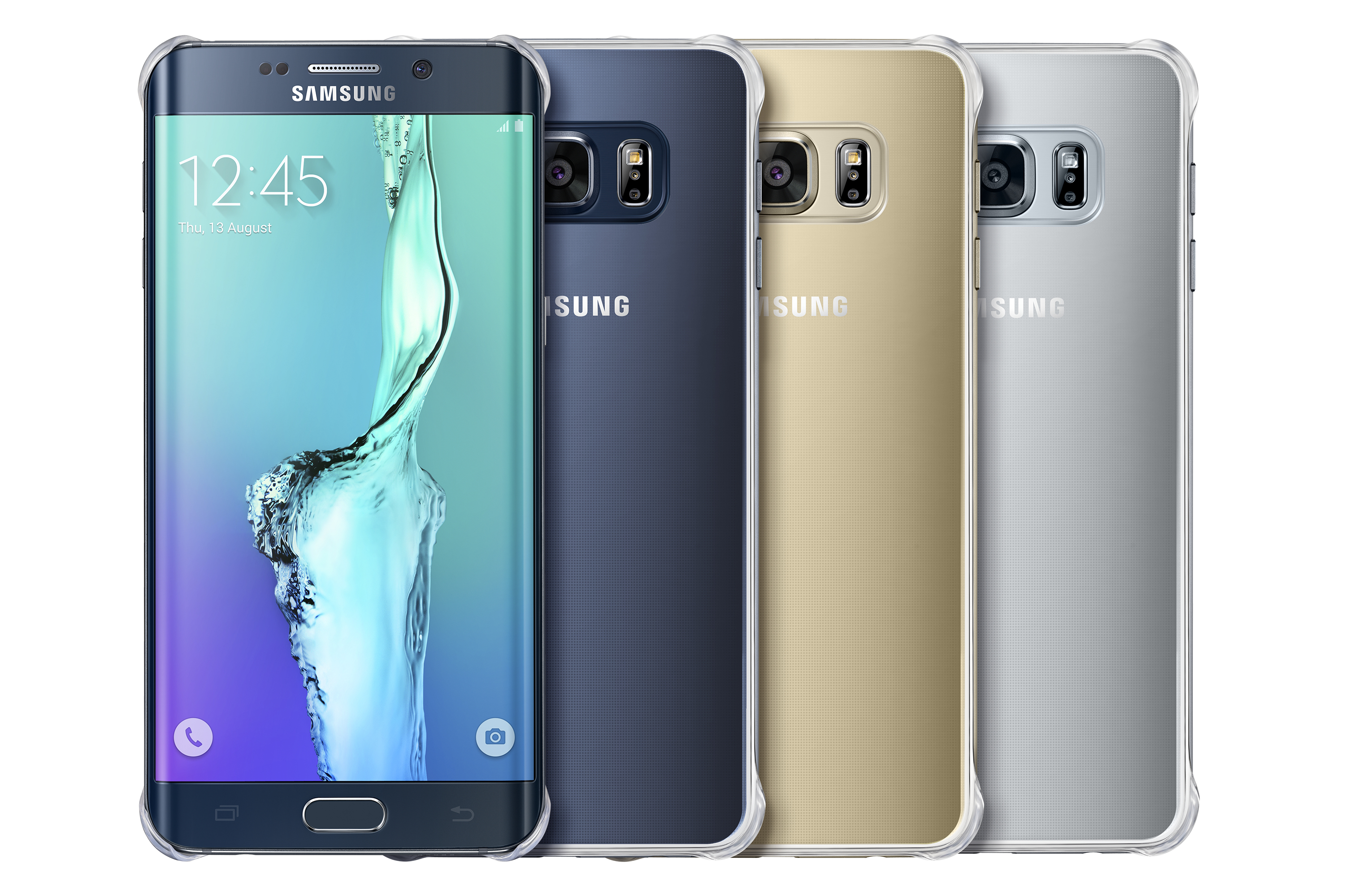 Galaxy Schwarz S6 GAL. Plus, EF-QG928MBEGWW Backcover, SAMSUNG EDGE+ S6 Edge Samsung, GLOSSY C. BLAU-SW,