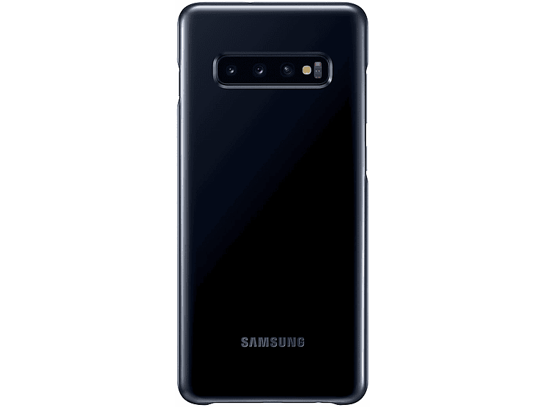 SAMSUNG EF-KG975CBEGWW S10+ LED COVER Galaxy Schwarz Backcover, S10+, Samsung, BLACK