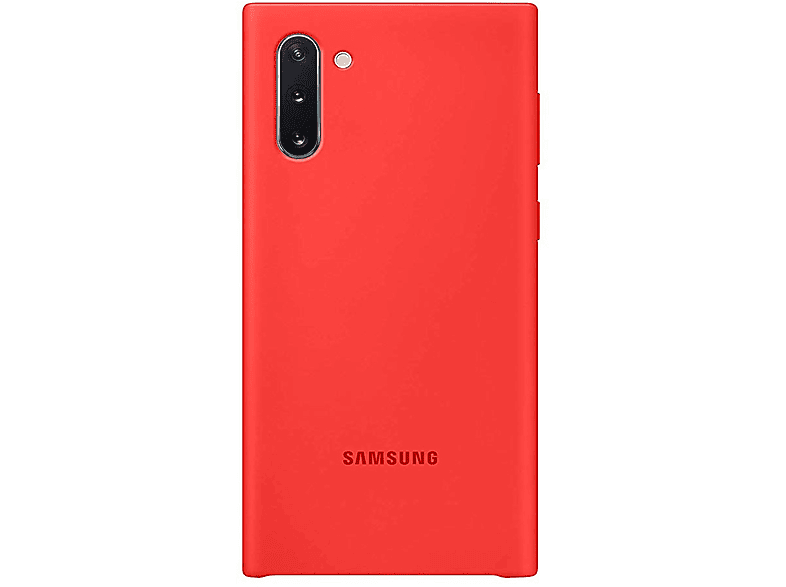 SAMSUNG EF-PN970TREGWW SILICONE COVER GAL. NOTE 10 RED, Backcover, Samsung, Galaxy Note 10, Rot