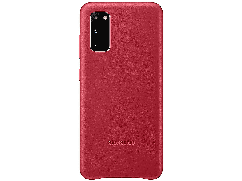 SAMSUNG EF-VG980 LEATHER COVER GALAXY S20 RED, Backcover, Samsung, Galaxy S20, Rot