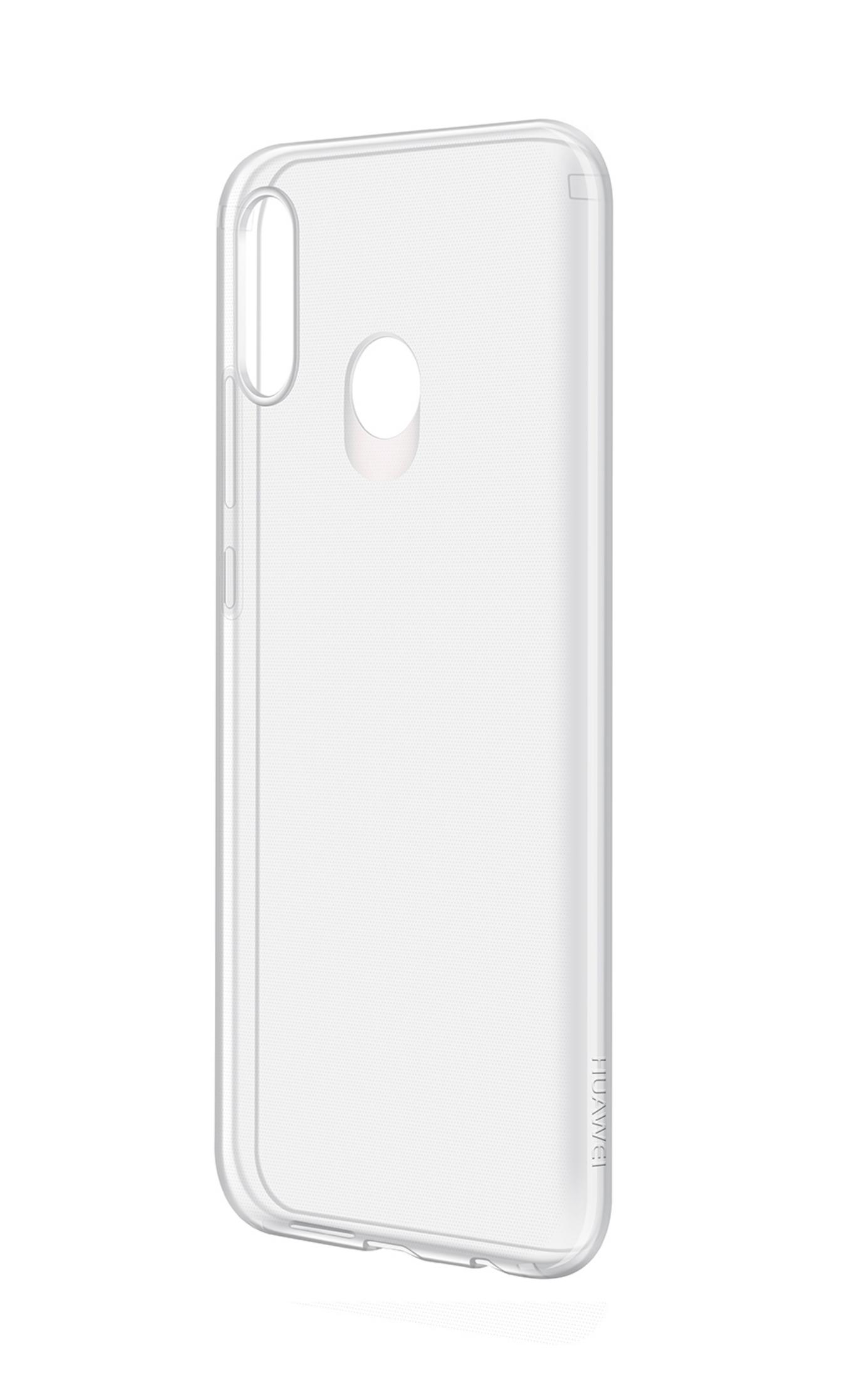 Transparente Handyhülle mit Kameraausschnitt, für ein Mobiltelefon.