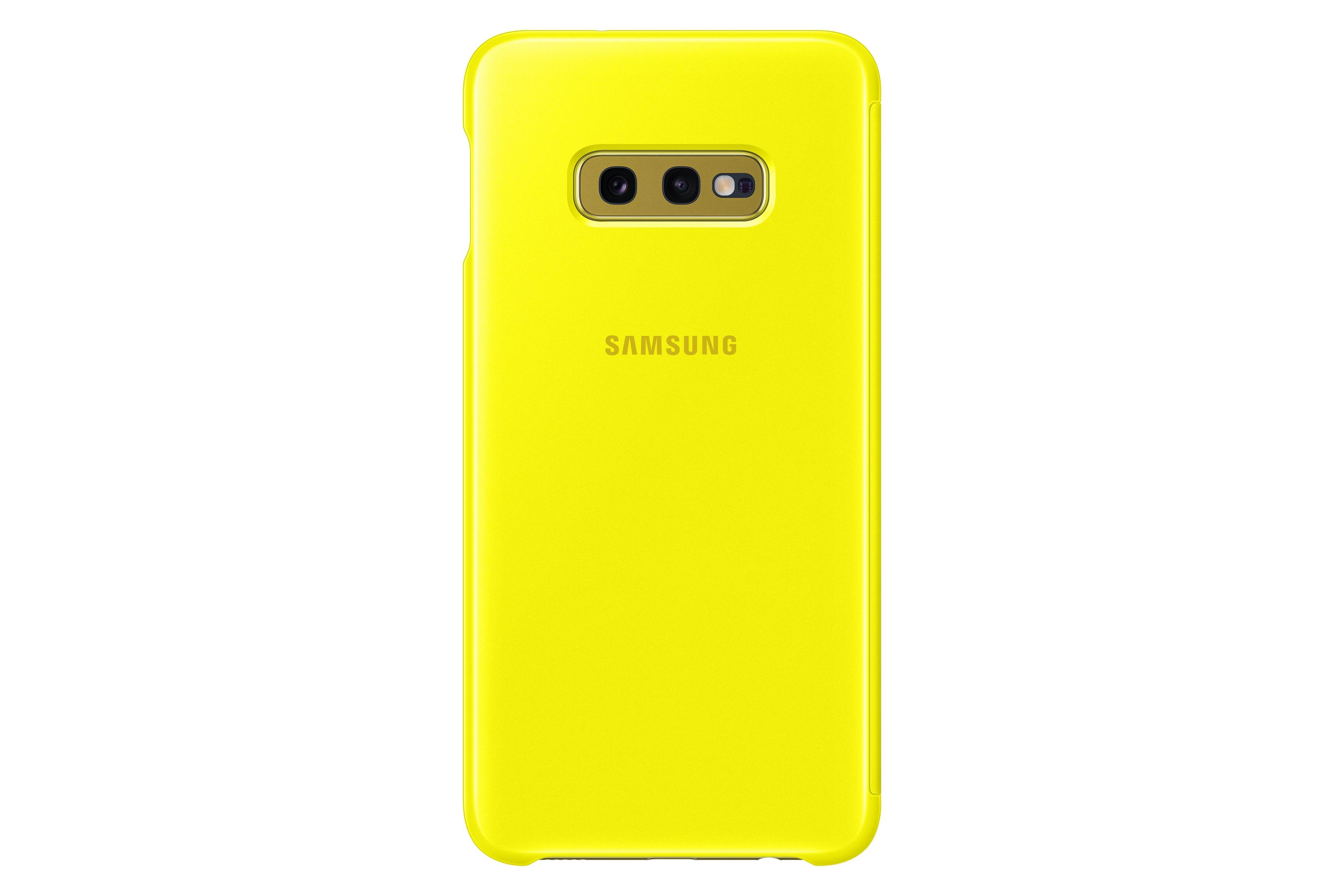 SAMSUNG EF-ZG970CYEGWW VIEW Galaxy S10e, YELLOW, Samsung, COVER Gelb CLEAR S10E Bookcover