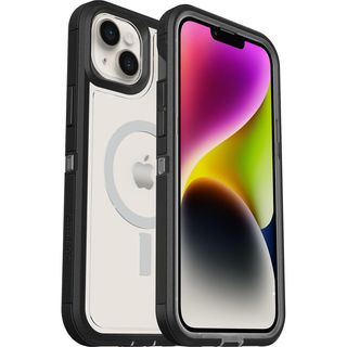 OTTERBOX 77-90135 IPH 14 PLUS DEFENDER XT CLEAR/SW, Backcover, Apple, iPhone 14 Plus, Transparent/Schwarz