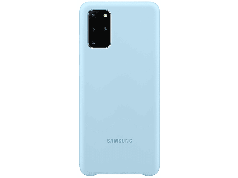SAMSUNG S20+ GALAXY Sky Blue S20+, SILICONE Backcover, COVER Galaxy SKY EF-PG985 BLUE, Samsung,