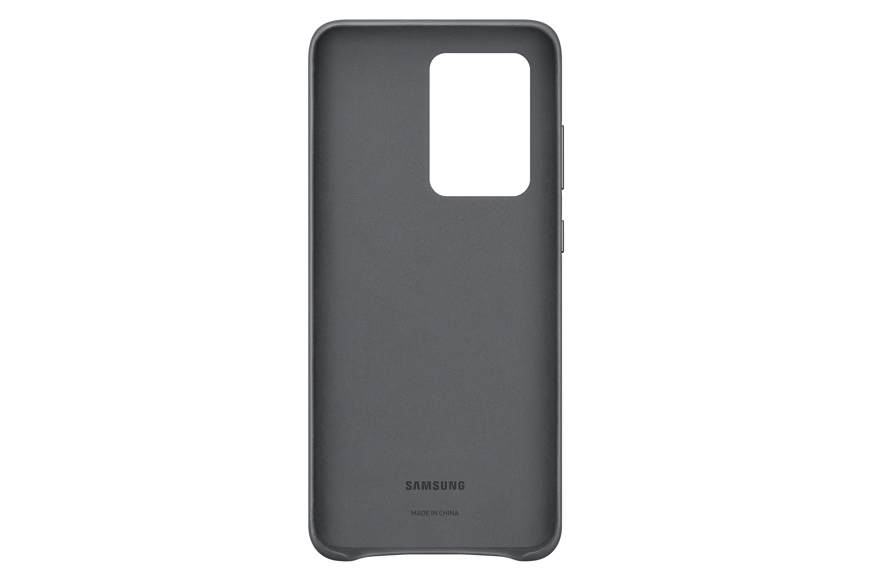 SAMSUNG EF-VG988 LEATHER GALAXY ULTRA S20 COVER GRAY, Galaxy Ultra, Samsung, S20 Backcover, Grau