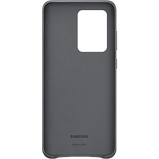 SAMSUNG EF-VG988 LEATHER COVER GALAXY S20 ULTRA GRAY, Backcover, Samsung, Galaxy S20 Ultra, Grau