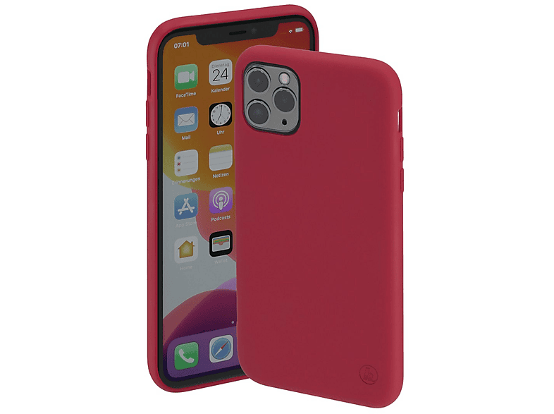 HAMA 00195331 CO FEEL Apple, Backcover, MAX, RT, Pro FINEST Max, 11 11 Rot IPH iPhone PRO