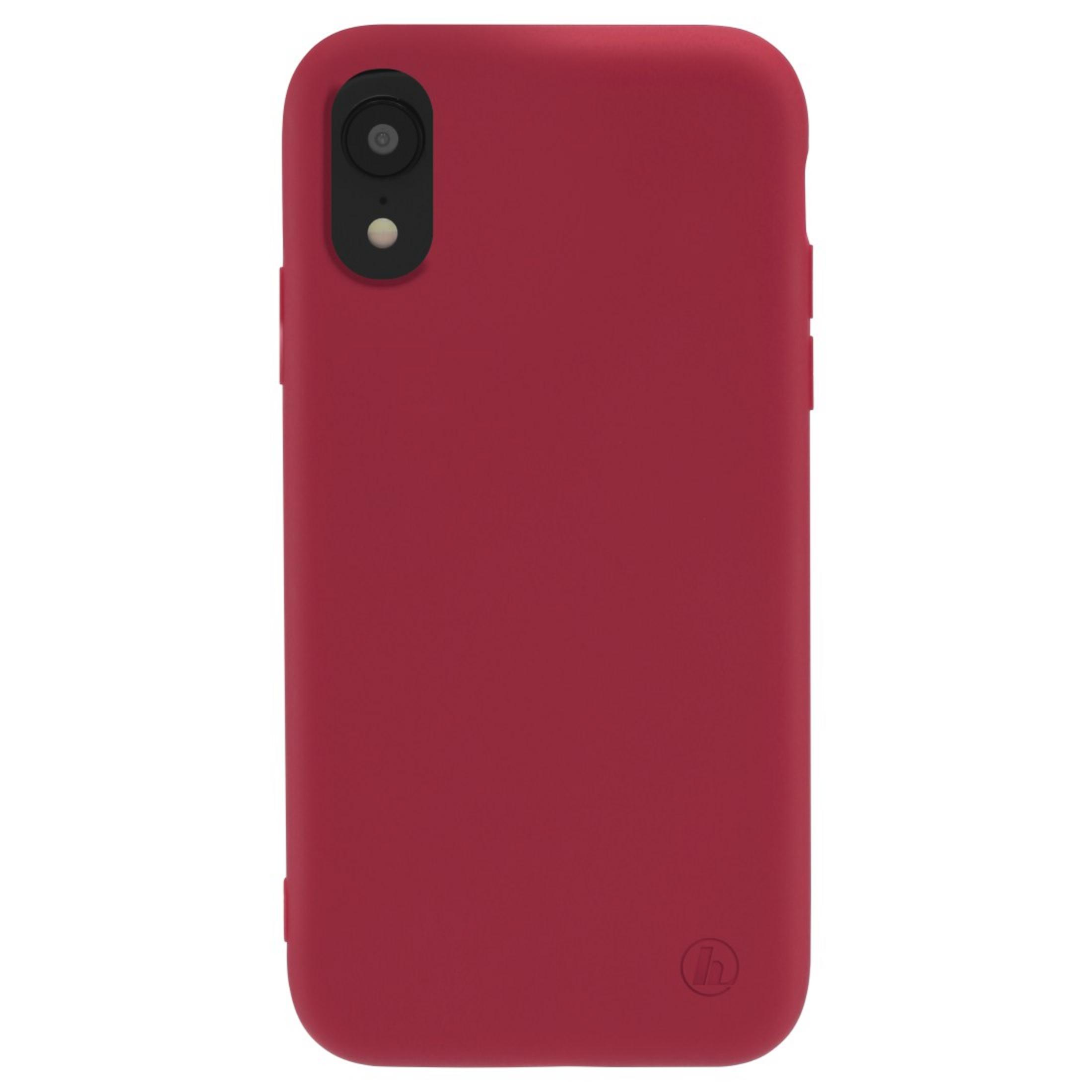 HAMA 00195327 CO XR, IPH RT, Backcover, FEEL FINEST Rot iPhone Apple, XR, APPLE