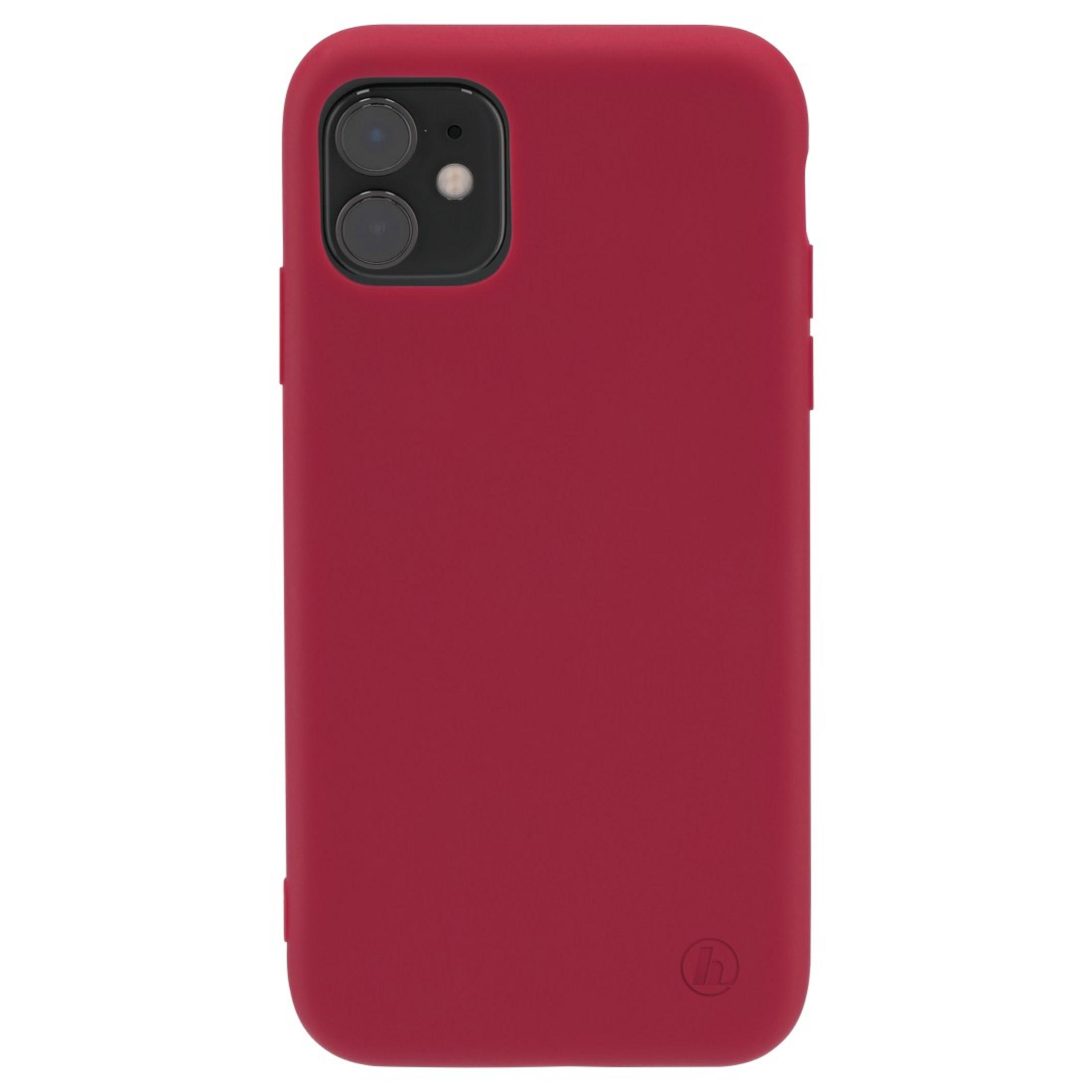 HAMA Backcover, Rot Finest Feel, 11, iPhone Apple,