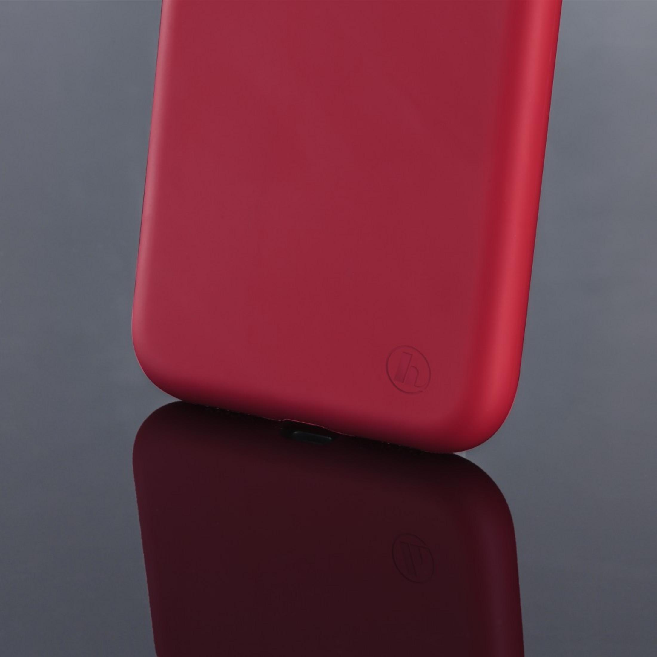 HAMA Finest iPhone Rot Backcover, mini, Apple, Feel, 12