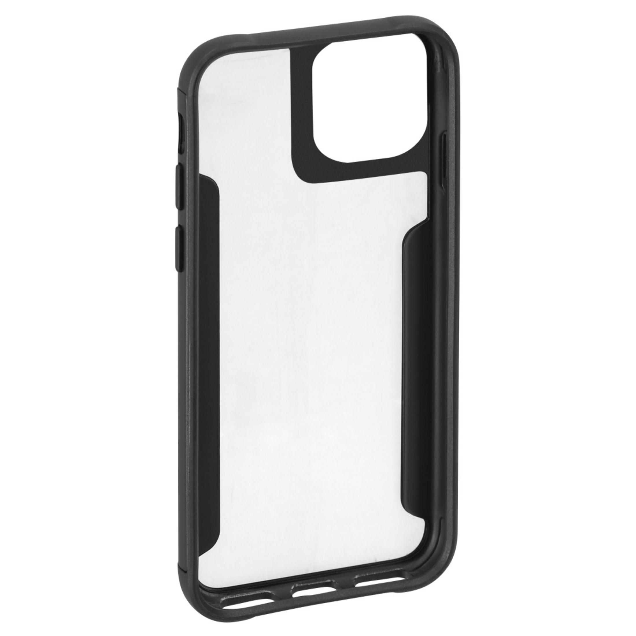 HAMA Metallic Frame, Backcover, Apple, 14, Transparent/Schwarz iPhone