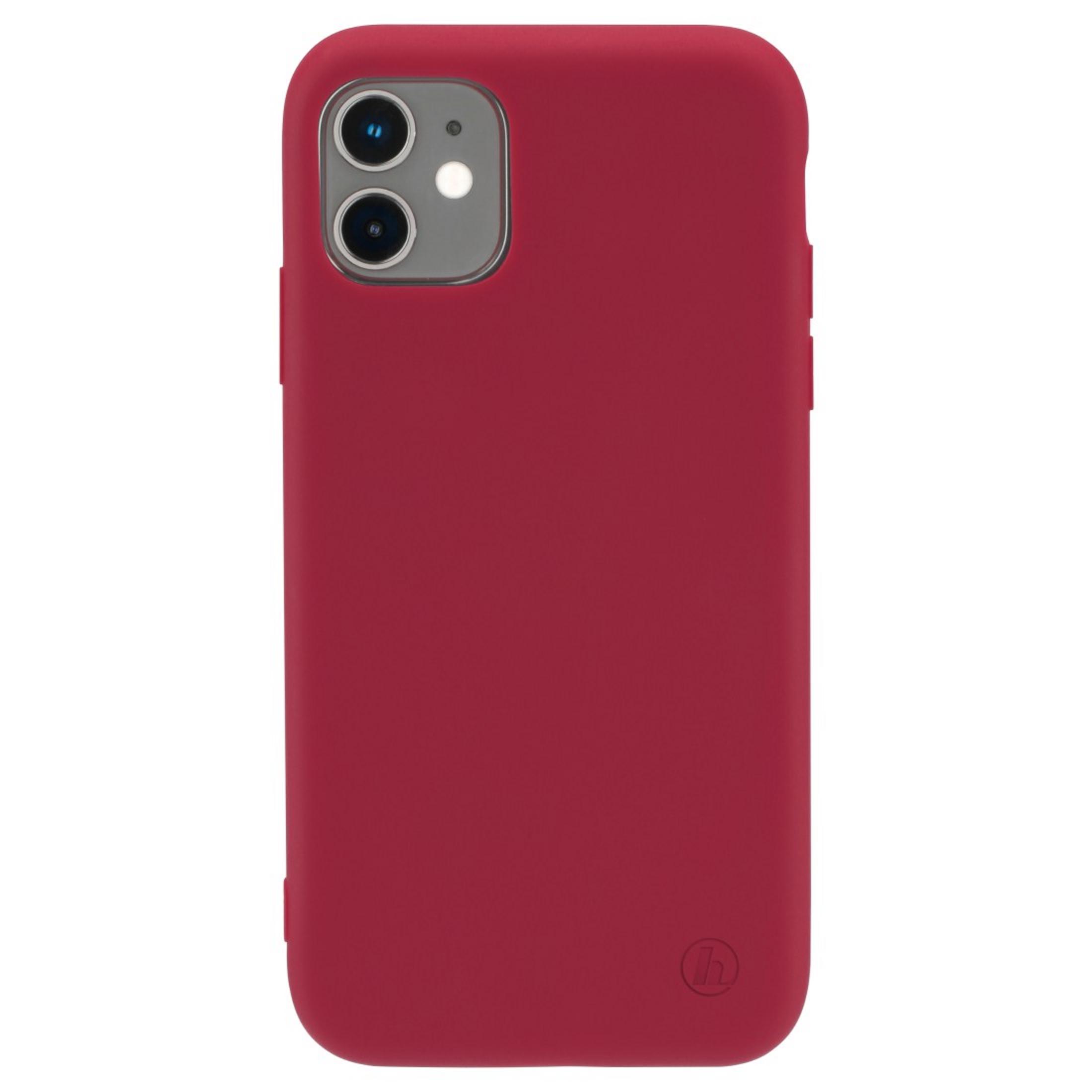 Backcover, Apple, Finest Rot iPhone HAMA Feel, 12 mini,