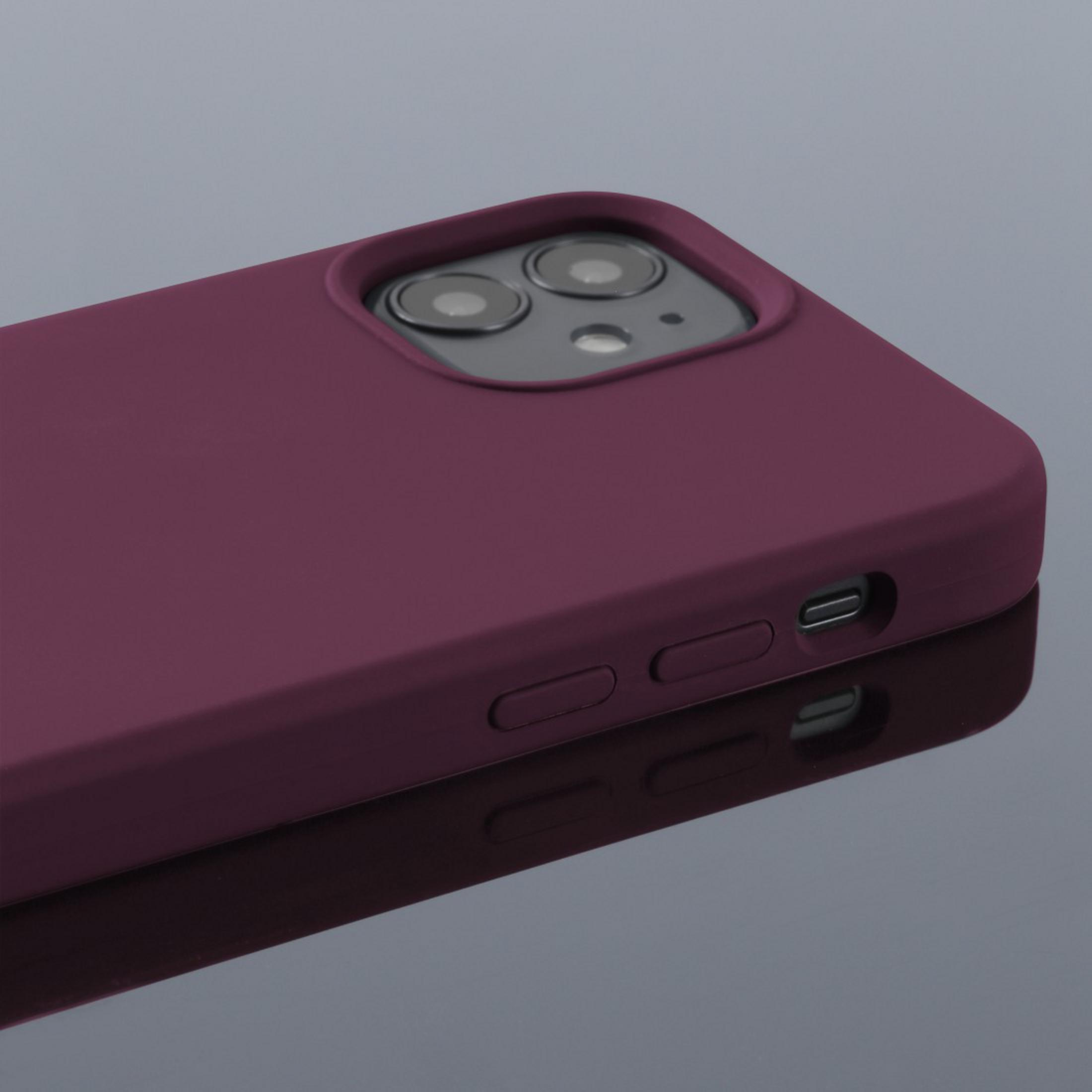 Apple, mini, PRO, Backcover, Bordeaux Finest MagCase iPhone 12 Feel HAMA