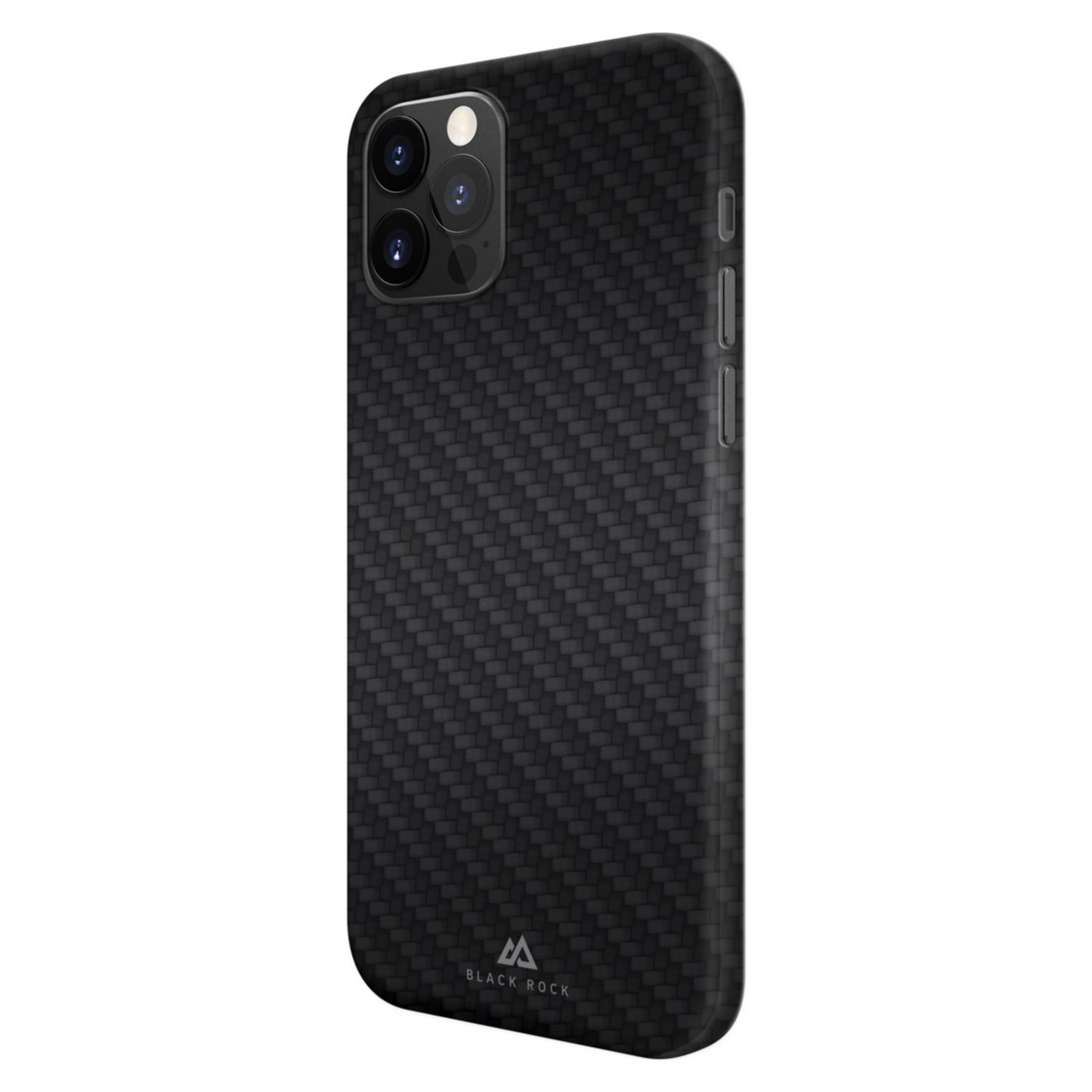 13, IPH13 COVER ULTRA Schwarz Apple, ICED 217020 iPhone SCHWARZ/CARBON, THIN ROCK BLACK Backcover,