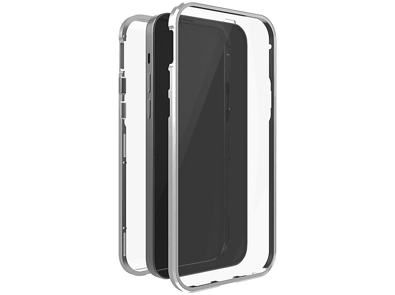 BLACK ROCK 00192173 CO 360° GLASS IPH 12PRO MAX SW, Full Cover, Apple, iPhone 12 Pro Max, Silber | Fullcover