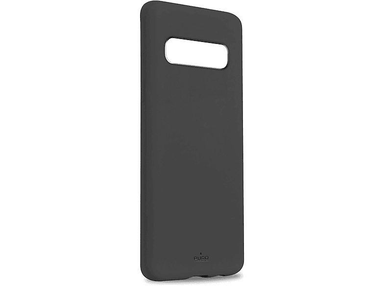 Samsung, S10+G, SGS10PICONGREY COVER S10+, PURO Grau MICROFIBER SAMS Galaxy Backcover, SILICON