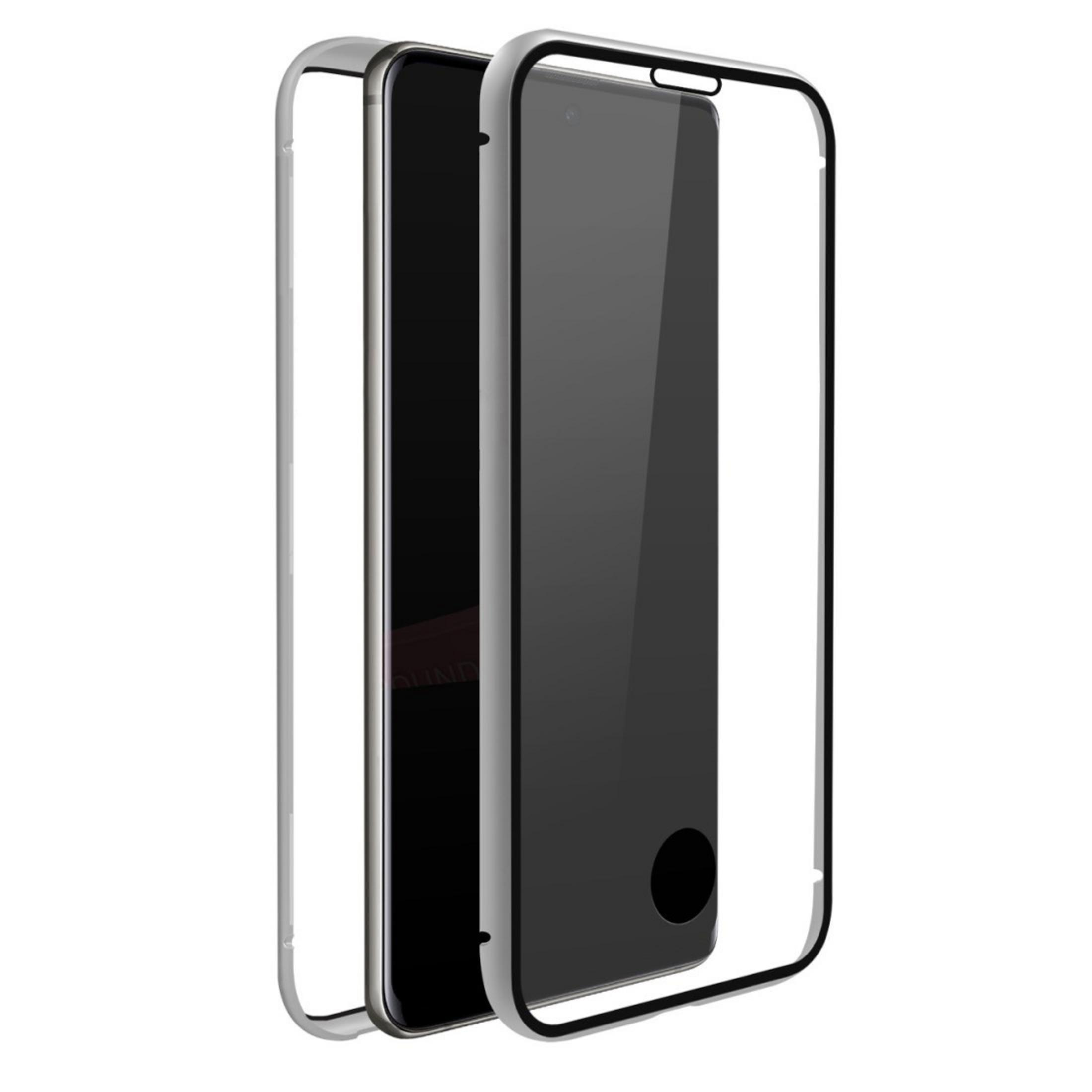 GA Galaxy CO 192009 S20+ S20+, Silber Cover, Full BLACK 360 GLASS Samsung, SI, ROCK