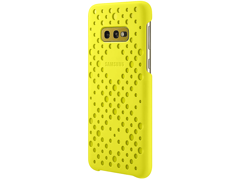 SAMSUNG PATTERN Samsung, Galaxy Weiß/Gelb EF-XG970CWEGWW COVER S10E WHITE&YELLOW, Backcover, S10e,