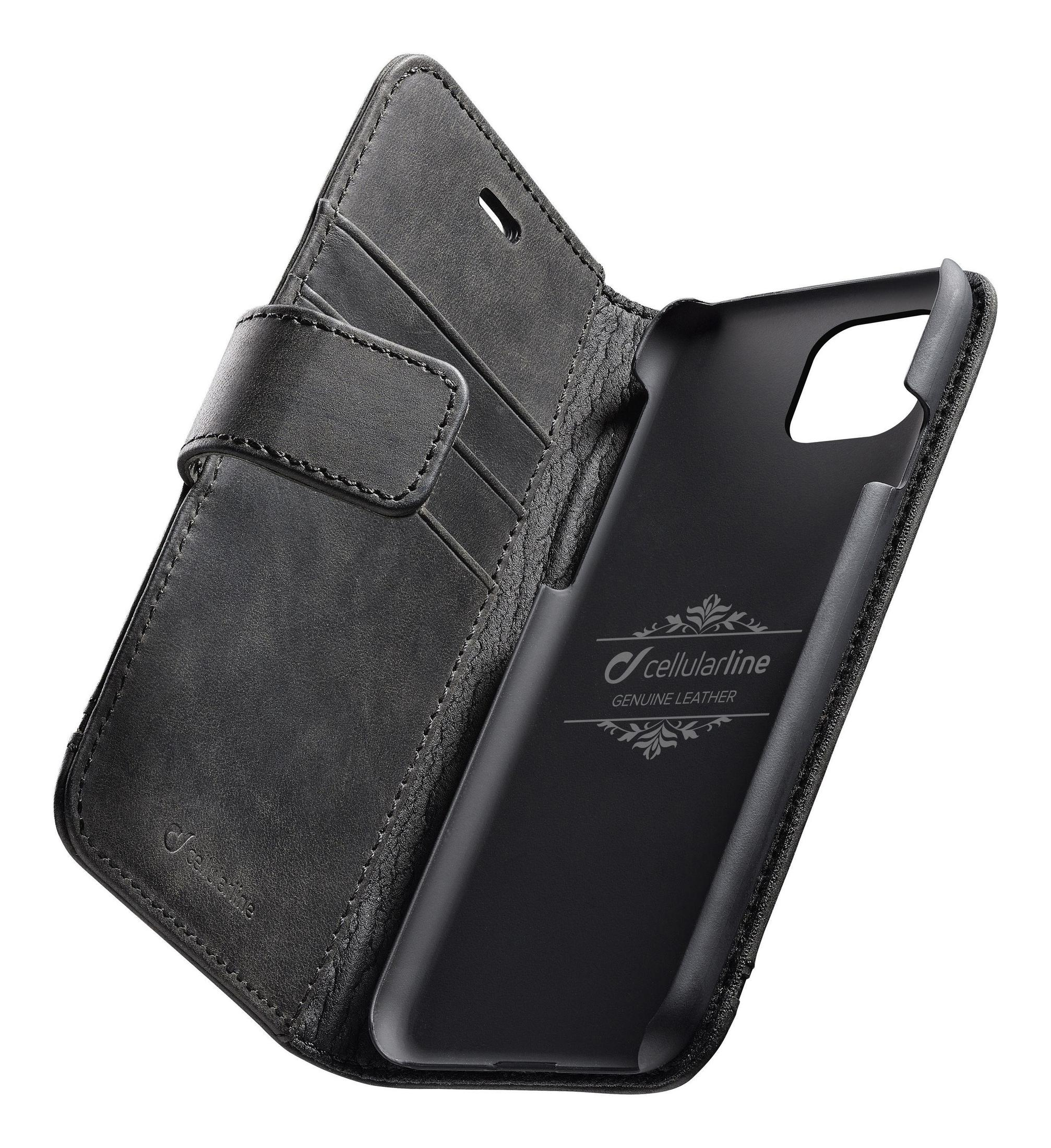 CELLULAR LINE 60874 IPH 11 PRO, Bookcover, SCHW CASE iPhone Pro, 11 Apple, SUPREME Schwarz