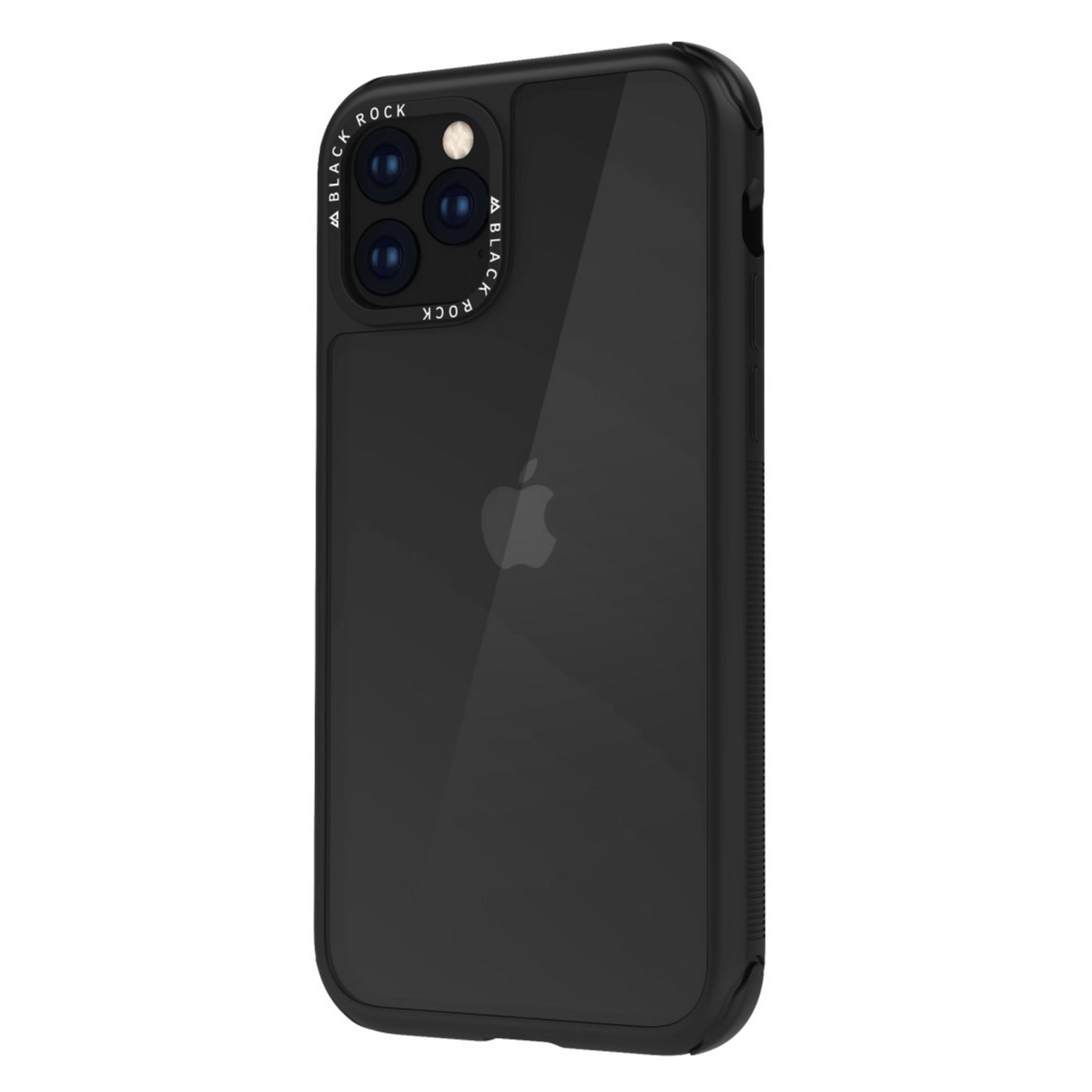 TRANSPARENT Backcover, Apple, SW, 11 CO BLACK ROCK IPH 186997 11, Schwarz RO iPhone