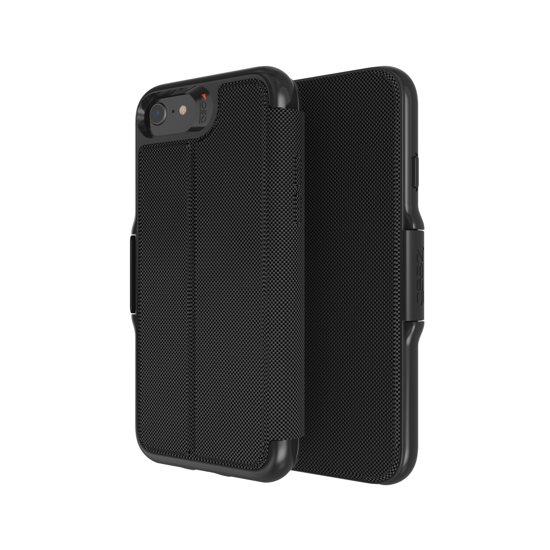 6/6S/7/8/SE20, IPHONE BLACK ECO, APPLE, GEAR4 Oxford Backcover,