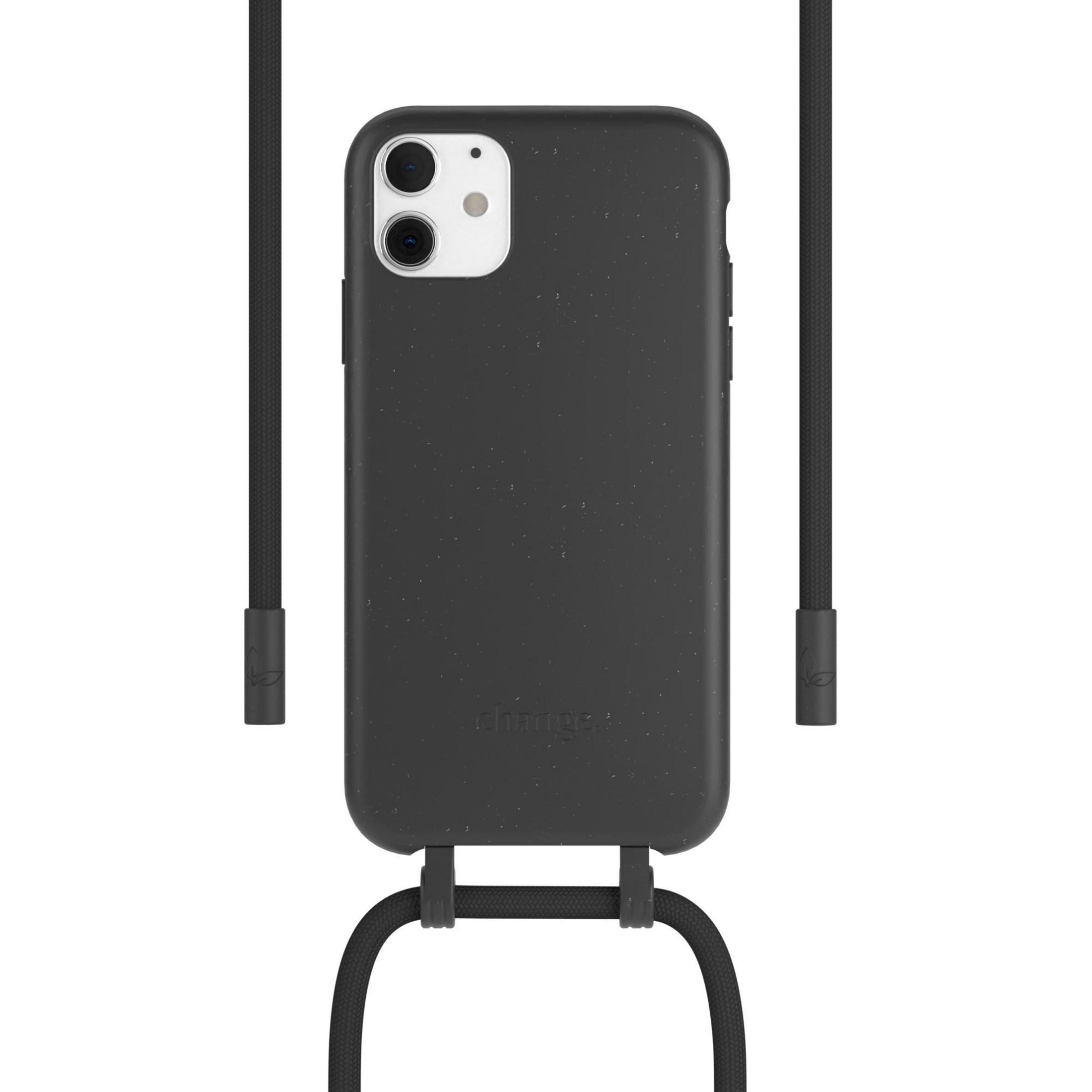 BIO CHA014 iPhone Xr, iPhone Backcover, 11, IP BLACK, 11 NECKLACE Schwarz Apple, WOODCESSORIES AM XR