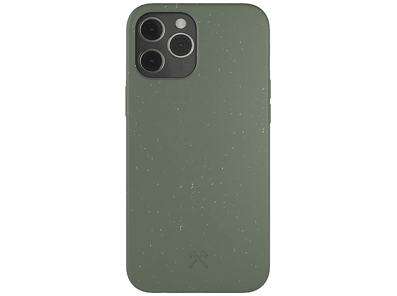 WOODCESSORIES ECO460 BIO CASE iPhone GREEN, 12 12, AM Grün Backcover, IP 12 Pro, Apple, iPhone 12 PRO