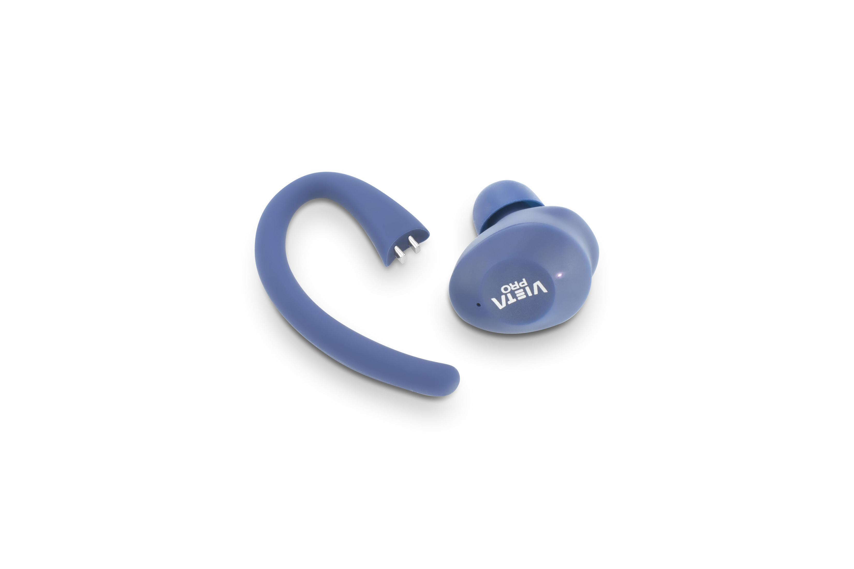 VIETA SWEAT Blau Bluetooth SPORTS TWS BLUE, In-ear Kopfhörer