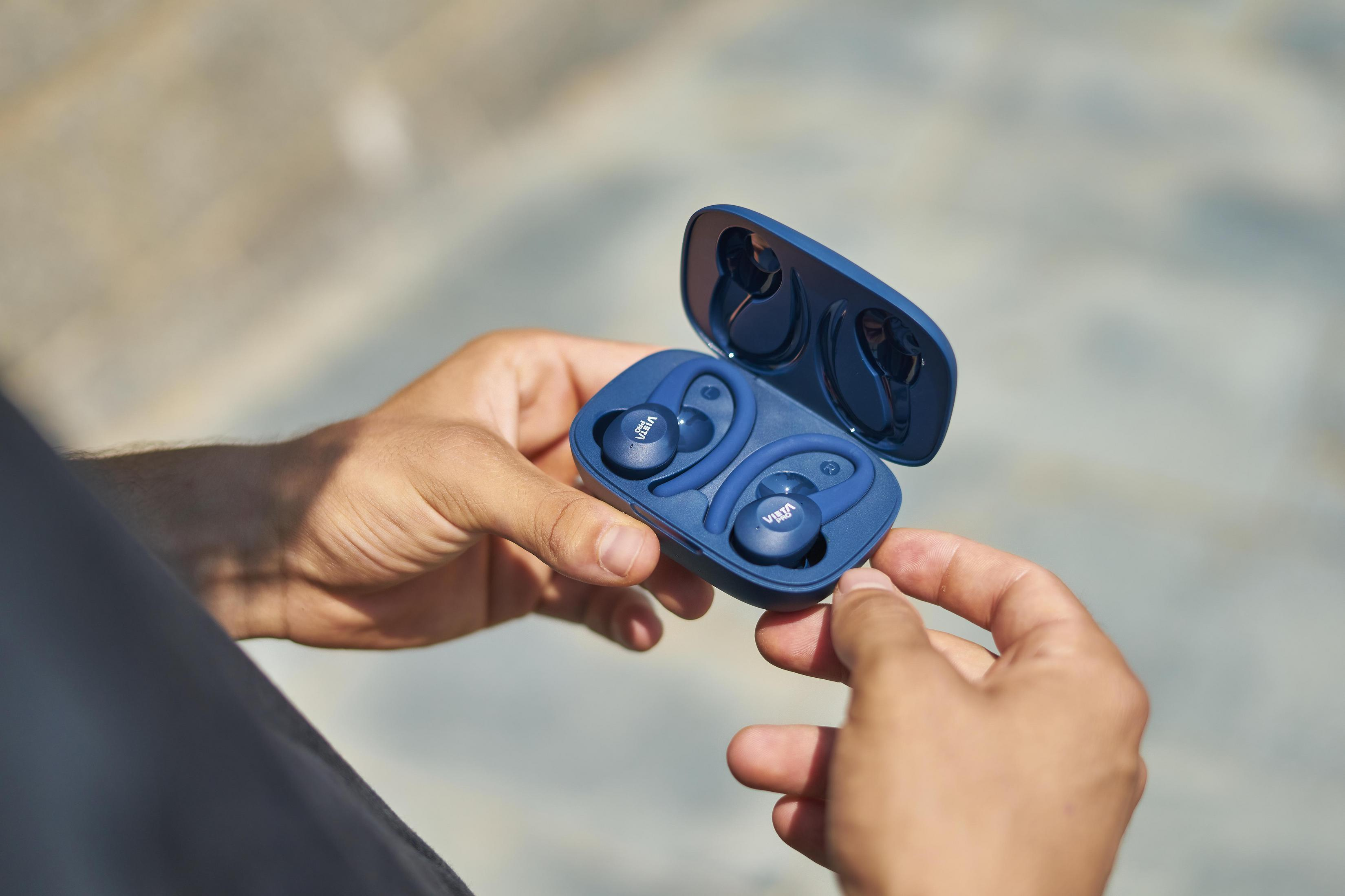 VIETA SWEAT Blau Bluetooth SPORTS TWS BLUE, In-ear Kopfhörer