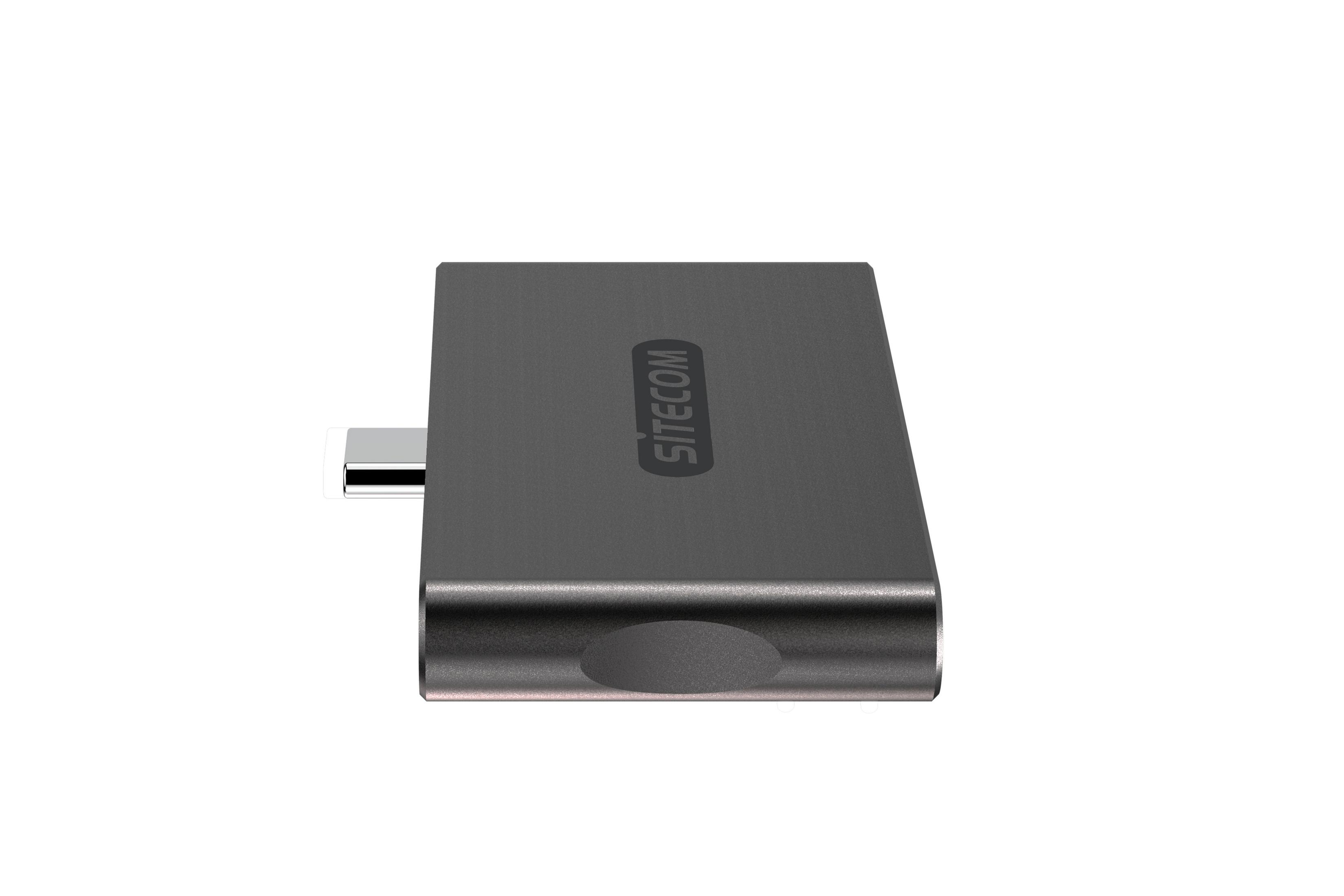 SITECOM PD MULTI USB-C MOBI 3.1 CN-392 USB Multiport, Silber 100W