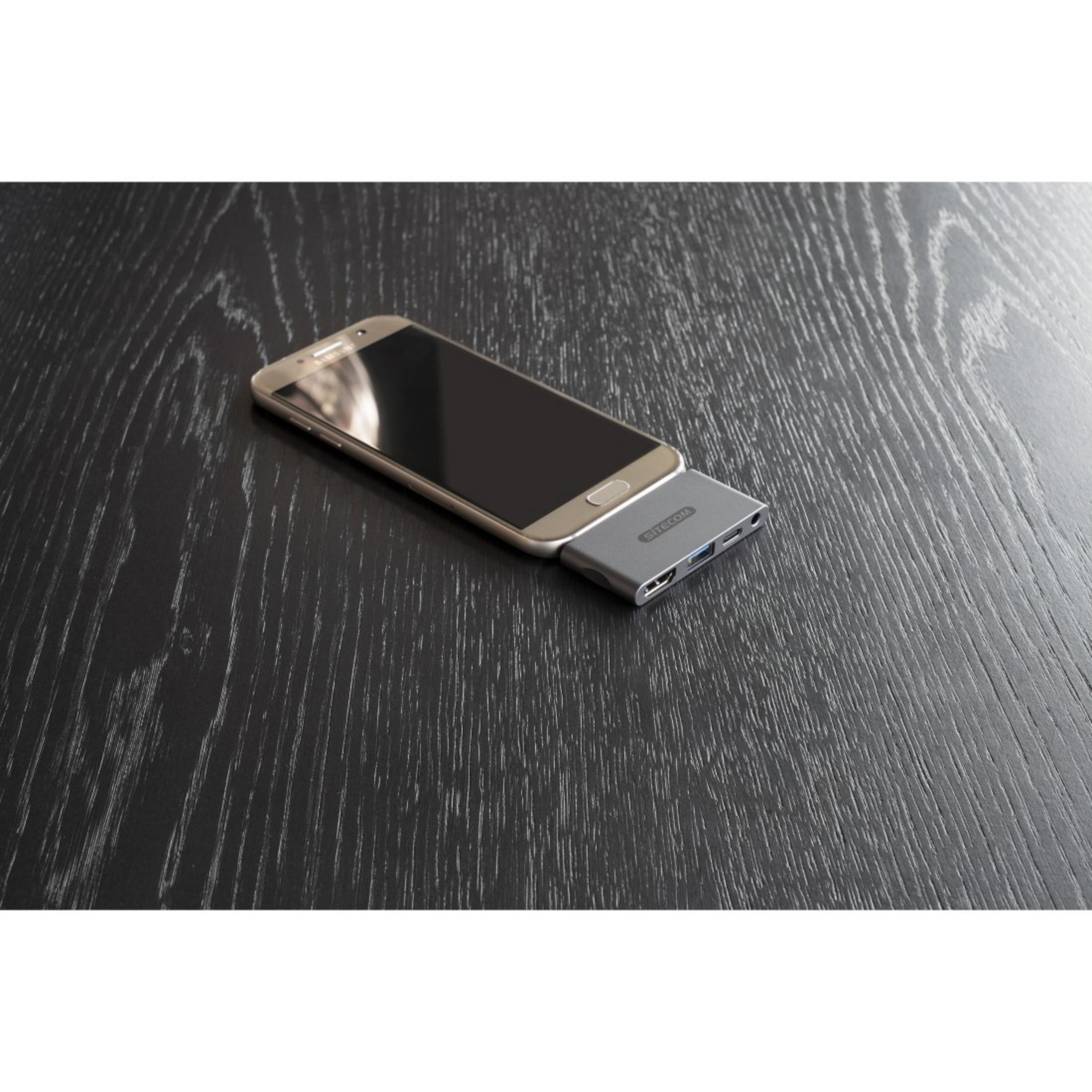 SITECOM PD MULTI USB-C MOBI 3.1 CN-392 USB Multiport, Silber 100W