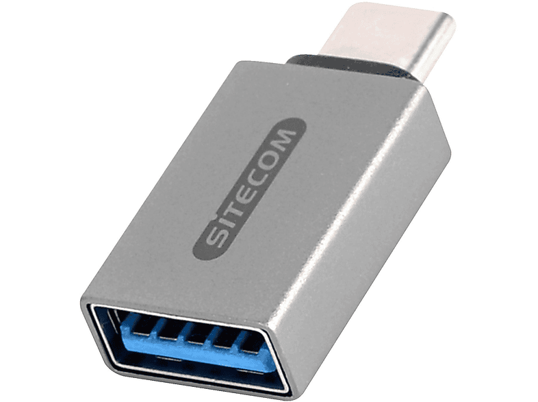 SITECOM CN-370 USB-C 3.1 TO USB-A 3.0ADAPT. USB Adapter, Silber