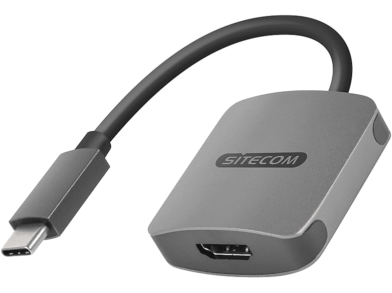 SITECOM CN-375 USB-C 3.1 USB Adapter, ADA.POWSUP HDMI TO zu Silber USB HDMI Adapter