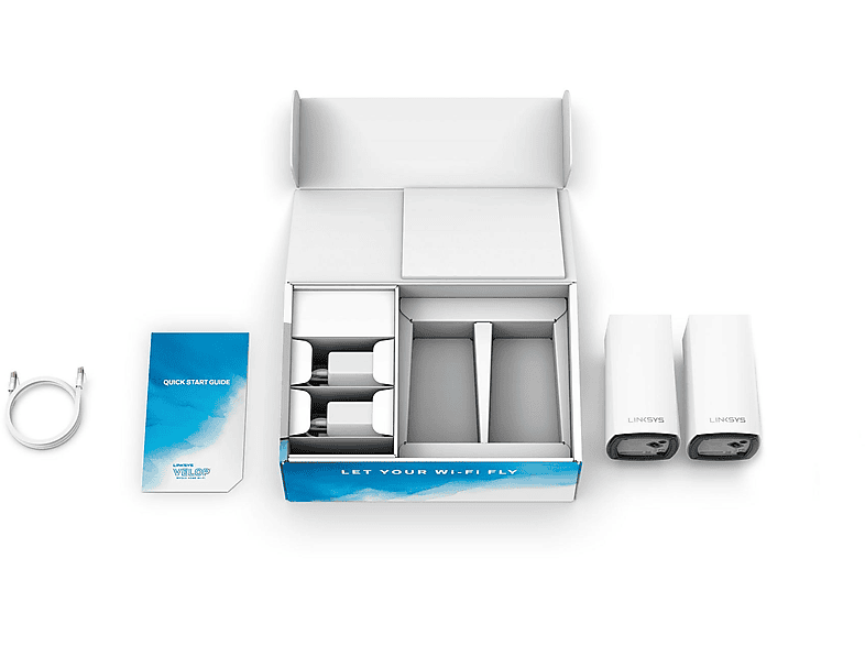 Mesh-System SYSTEM VELOP WIFI LINKSYS DUAL-BAND MESH VLP0102 AC2400