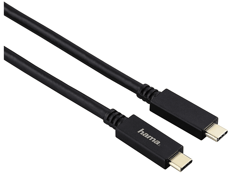 HAMA 135714 USB-C KABEL, USB 3.1 GEN2, I USB-C-Kabel, Schwarz
