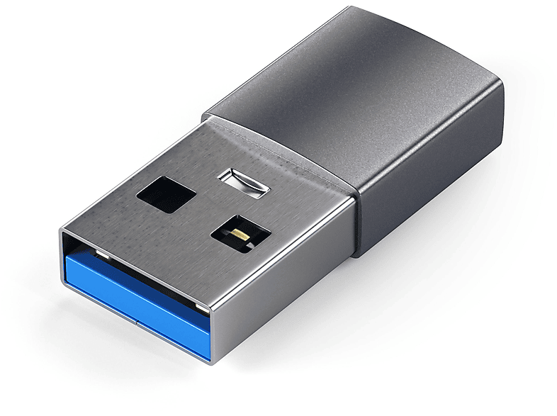 SATECHI ST-TAUCM ALUMINUM TYPE-A ADAPTER TYPE-C USB Adapter, TO Anthrazit