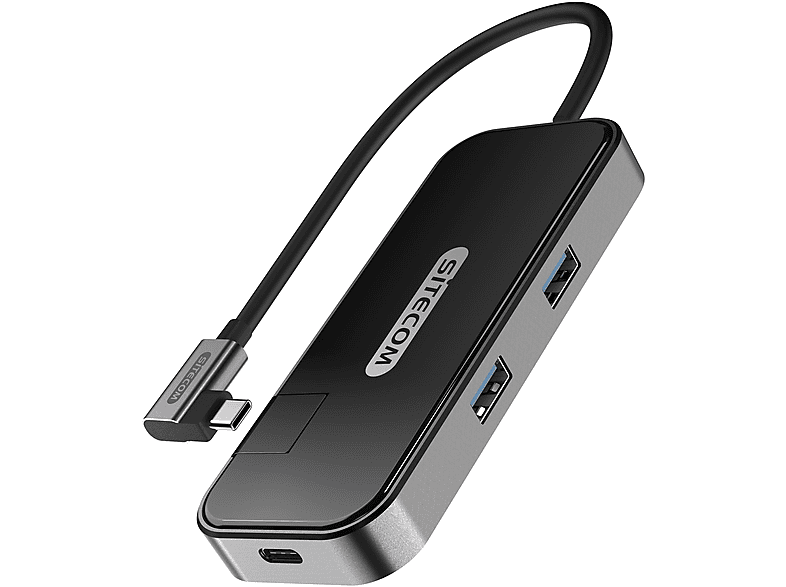 USB SITECOM 3.1 USB-C LANHDMI Adapter, Schwarz 2XUSB100PD CN-394