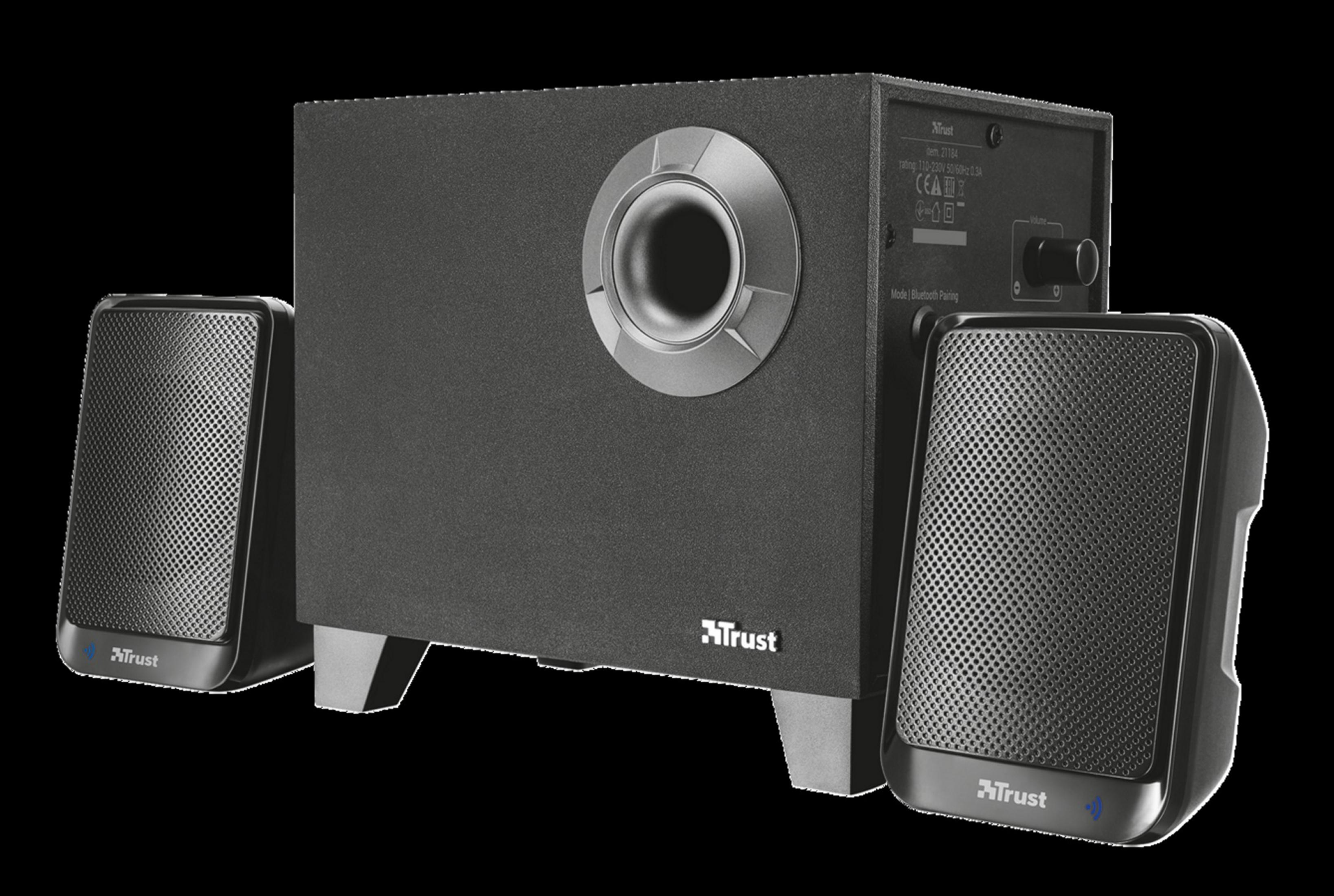 TRUST WITH PC-Lautsprecher 2.1 WRLS 21184 BLUETOOTH EVON SPEAKER SET