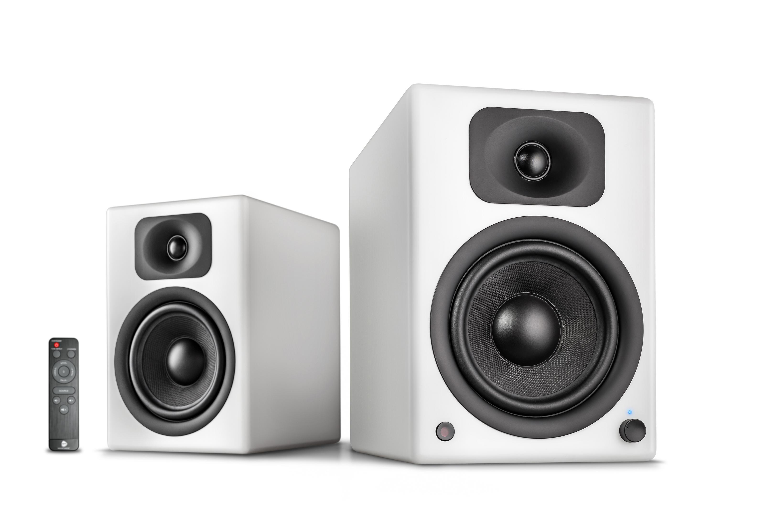 WAVEMASTER TWO PRO Aktives BT MIT Regallautsprechersystem WHITE Auto-Standby 2.0 LS mit und Bluetooth