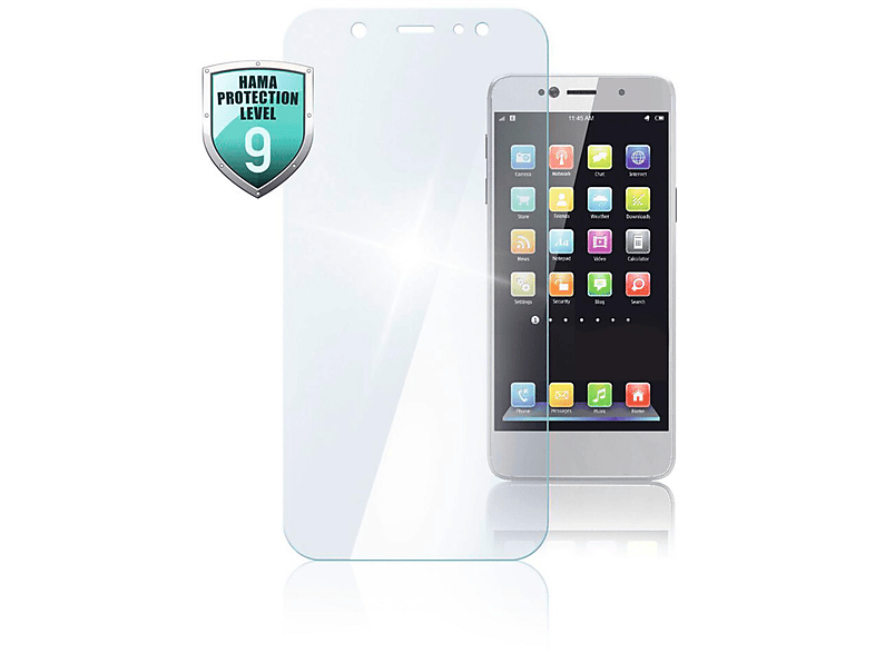 HAMA 186229 GL. SAMSUNG A4 Galaxy A40) Displayschutz(für Samsung PREMIUM PROT