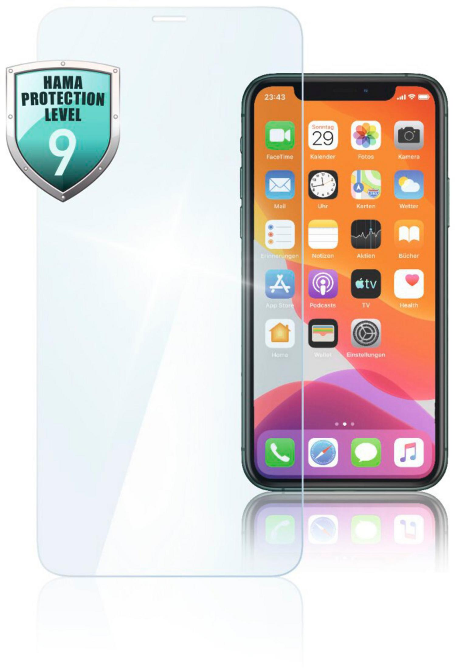 Displayschutz(für Apple iPhone iPhone X, GL.SCR. 11 PROT.PREMIUM HAMA XS, Pro) iPhone IPH 11 186258