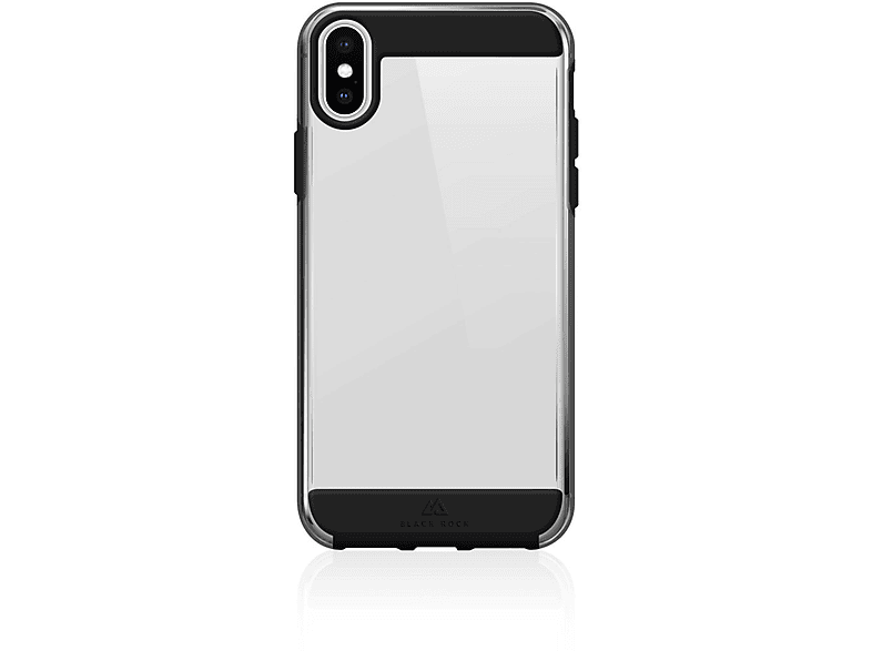 BLACK ROCK iPhone X, CO IPHONE X/XS Apple, SW, ROBUST Schwarz Backcover, 184398 iPhone XS, AIR