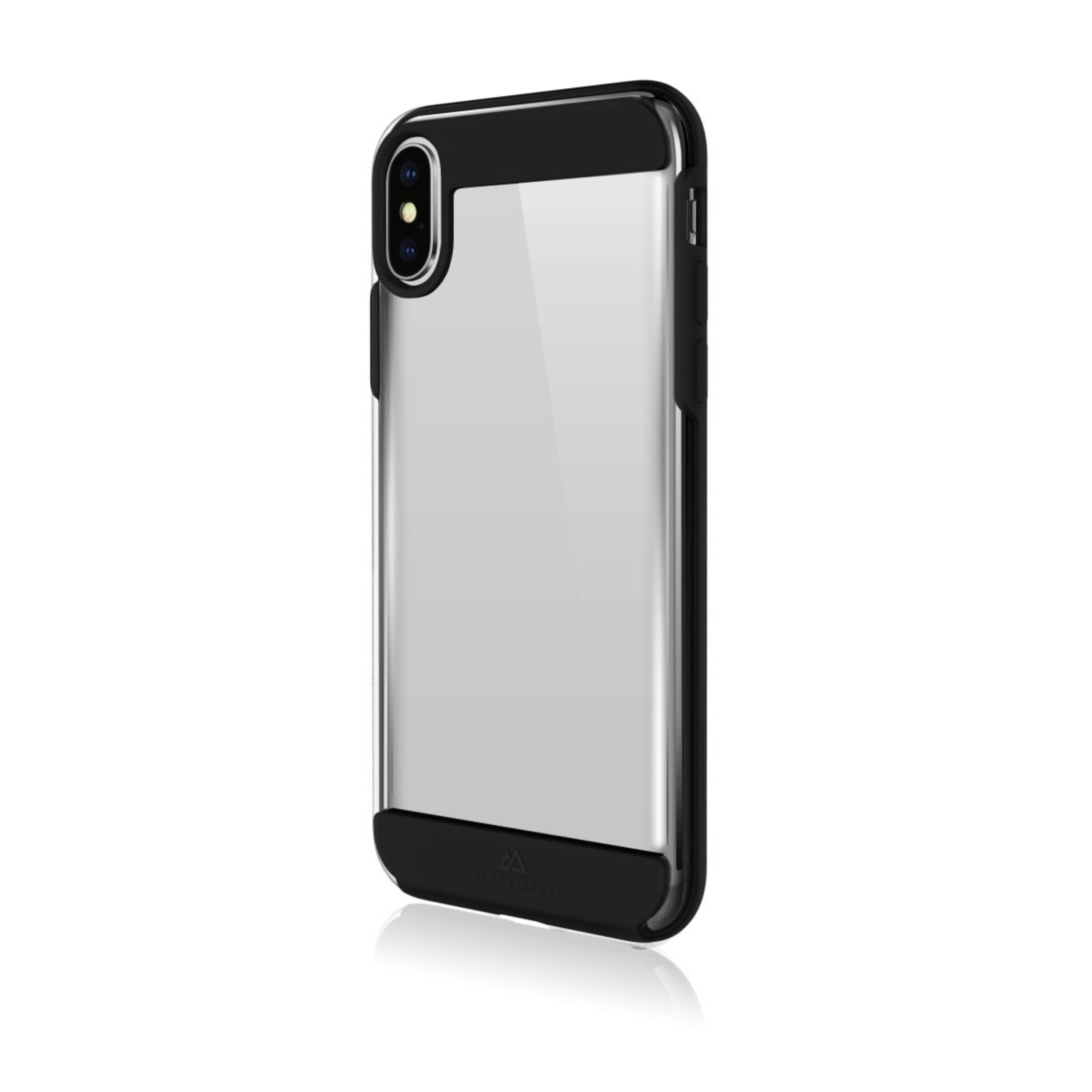 BLACK ROCK 184398 CO ROBUST SW, Schwarz IPHONE iPhone X/XS iPhone XS, X, AIR Backcover, Apple