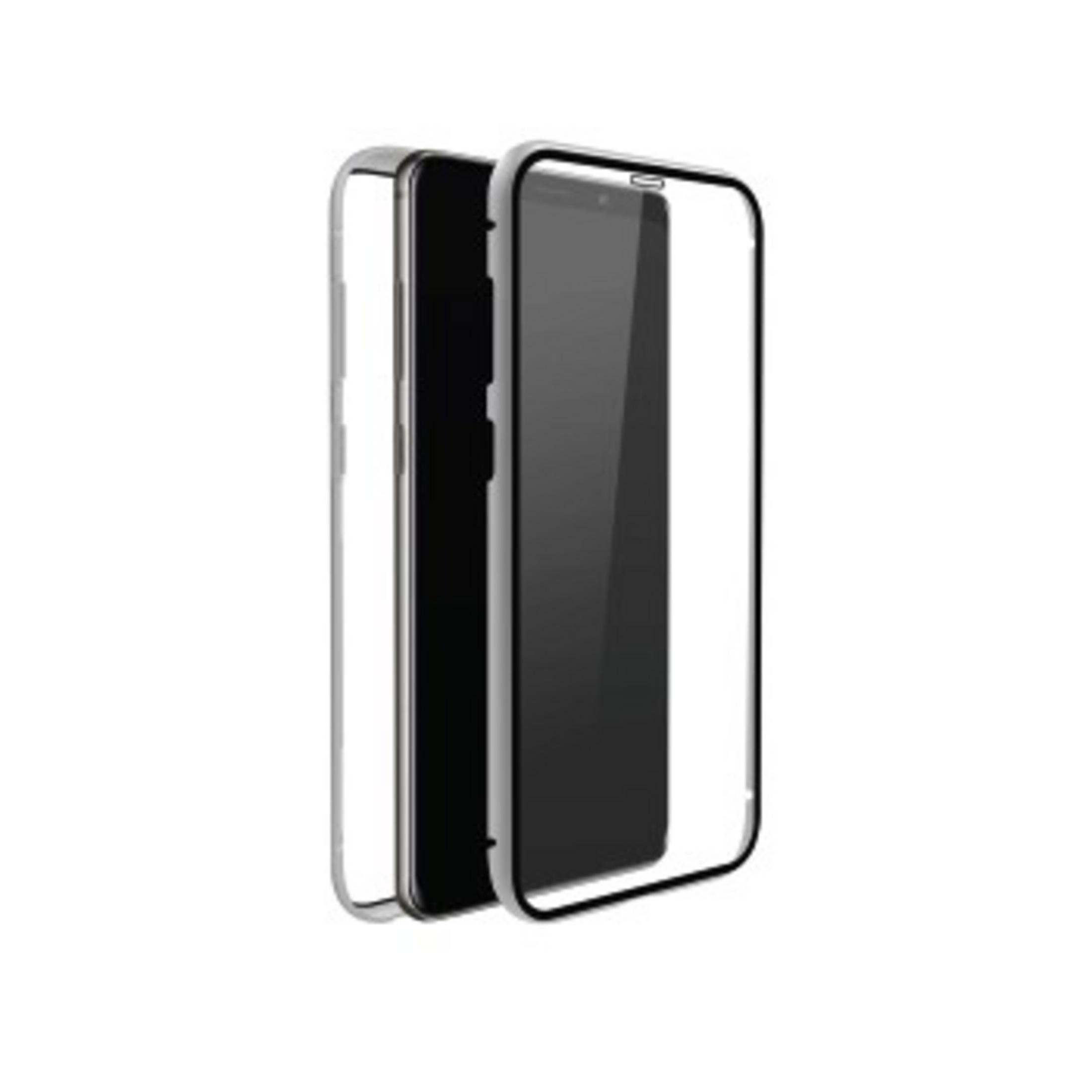 GA Silber 186912 CO BLACK Galaxy Cover, S9, GLASS ROCK S9 Samsung, Full SI, 360°