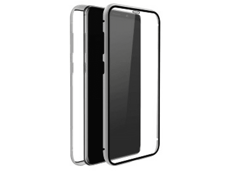 SI, Samsung, ROCK S9 186912 360° BLACK Silber Cover, S9, Galaxy CO GLASS GA Full