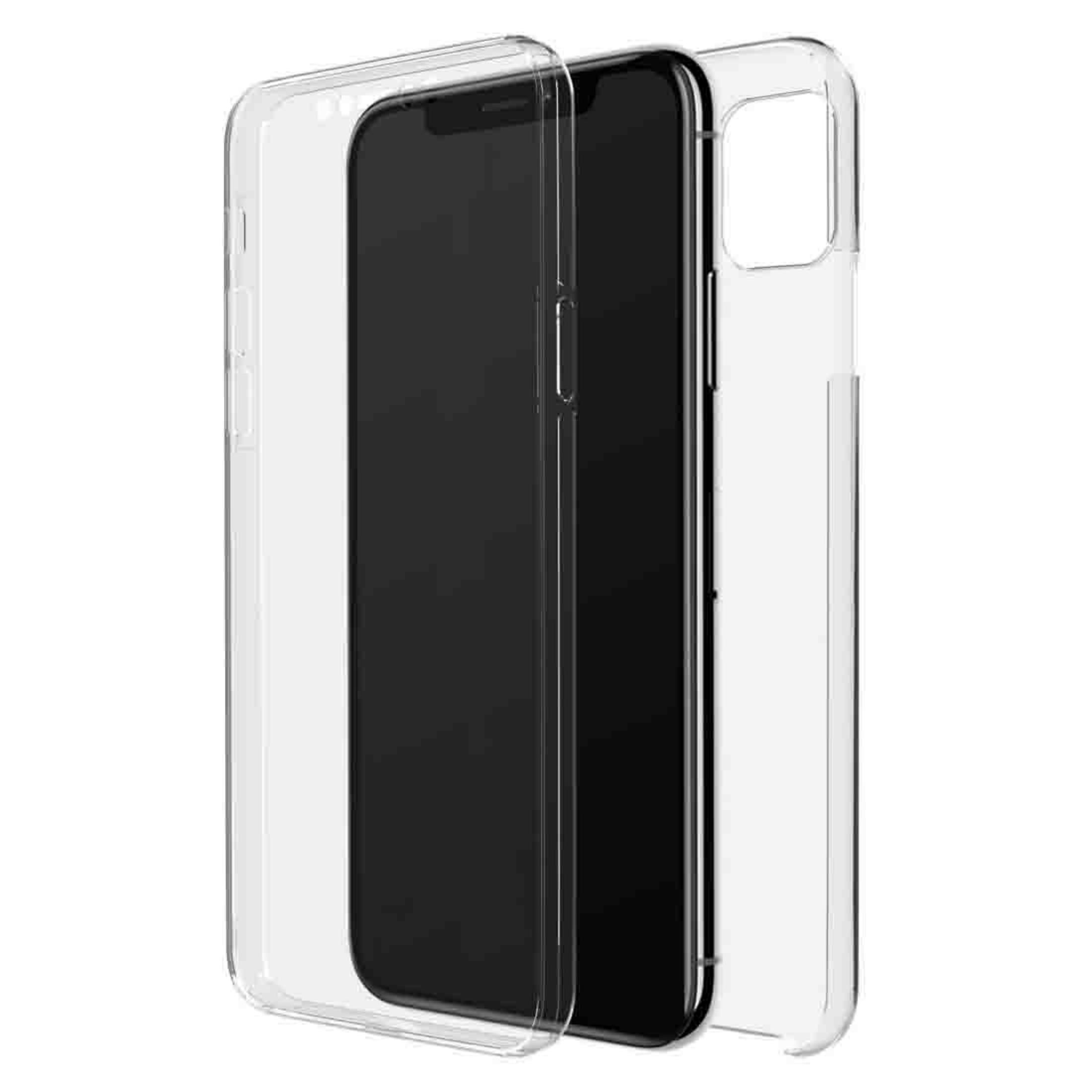 Pro 360° 187025 PRO, Cover, 11 iPhone 11 BLACK ROCK CLEAR Full Max, Transparent IPHONE Apple, CO