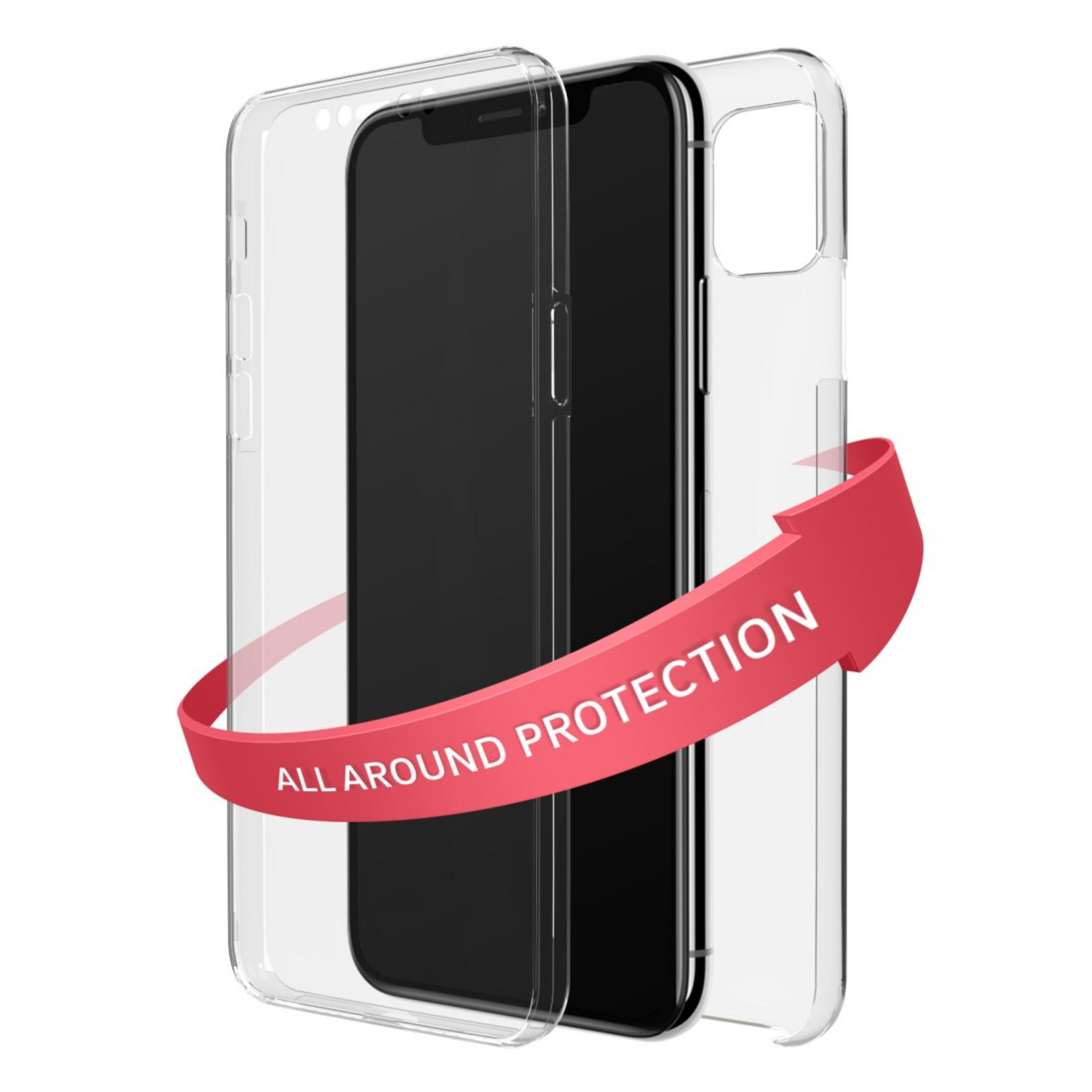 Pro 360° 187025 PRO, Cover, 11 iPhone 11 BLACK ROCK CLEAR Full Max, Transparent IPHONE Apple, CO